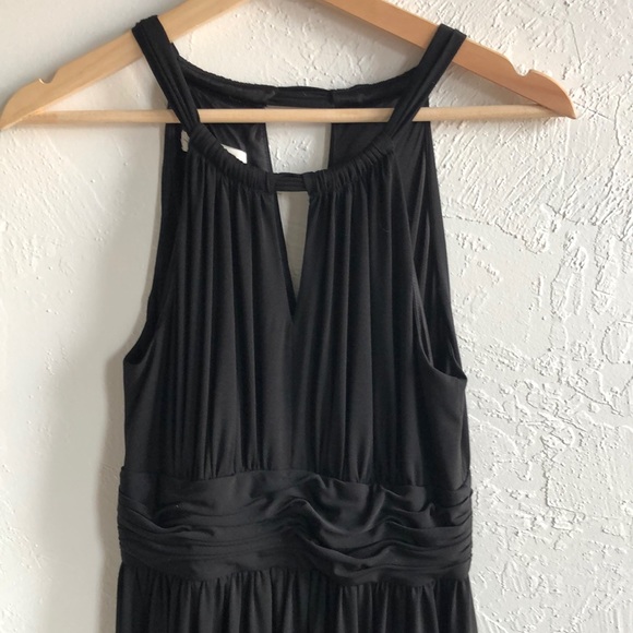 WHBM✨Black Halter Fit & Flare Cocktail Dress - Picture 3 of 6